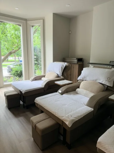 MOXA downtown Toronto massage therapy treatment room